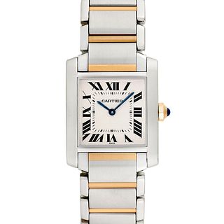 Cartier Tank Francaise 18K Yellow Gold and Stainless Steel