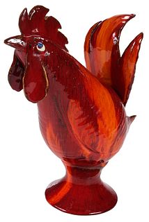 A. V. Smith Stoneware Rooster