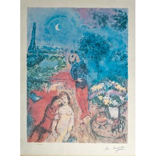 Marc Chagall (Russian/French, 1887-1985) Lithograph