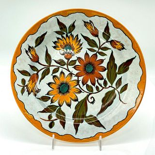 Zuid-Holland Gouda Pottery Wall Decor Plate, Fanny Royal