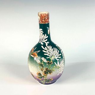 Hand Painted Floral Bulbous Vase