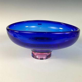 Kosta Boda Large Centerpiece Art Glass Bowl
