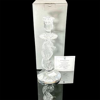 Waterford Crystal Seahorse Candlestick Holder