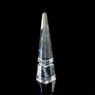 Baccarat Cut Glass Obelisk
