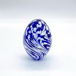 Murano Glass Egg Shaped Paperweight