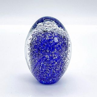 Murano Glass Egg Shaped Paperweight