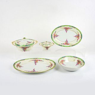 5pc KPM Porcelain Serveware, Pattern 5104