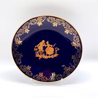 Limoges Jean Feuillade Gilded Porcelain Decorative Plate