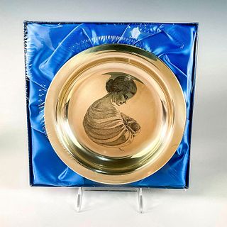 Franklin Mint Sterling Silver Plate, Mother's Day 1972
