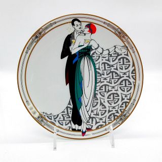 W.L. George Fine China Plate, On The Town