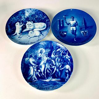 3pc AK Kaiser Commemorative Porcelain Plates