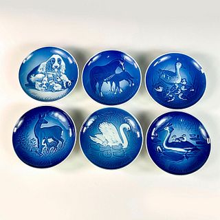 6pc Bing & Grondahl Porcelain Plates, Mother's Day Animals