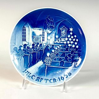 1968 Bing and Grondahl Plate, Christmas in Church
