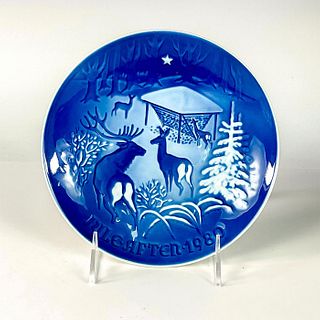 1980 Bing and Grondahl Plate, Christmas in the Forest