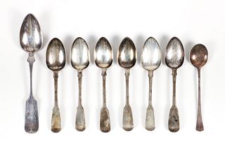 Group of Sterling Flatware and Coin Silver Spoons