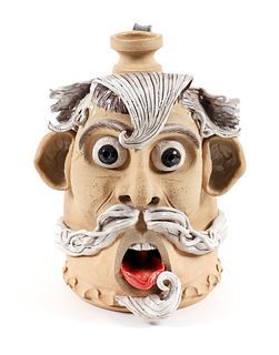 Mike Keen Homage to George Ohr 2006 Face Jug