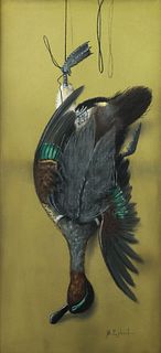 Smith Egbert Signed Pastel American Wigeon Duck