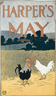 Edward Penfield Harper's May 1898 Lithograph