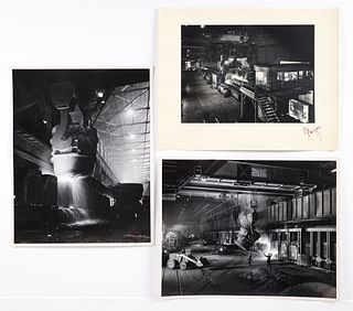 3 Arthur d'Arazien Steelmaking Interior photographs