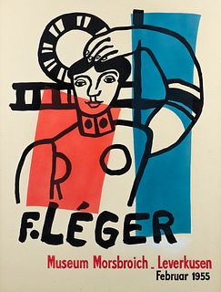 Fernand Leger 1955 Museum Morsbroich Poster Proof