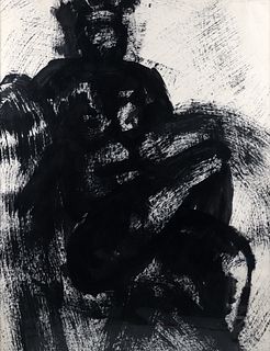 Christopher Anselmo Priore 1983 Black Abstract