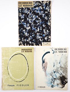 Three Volumes Derriere Le Miroir Fiedler Lithographs
