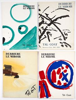 Four Volumes Derriere Le Miroir Tal-Coat Lithographs