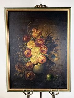 STILL LIFE PAINTING OF FLOWERS