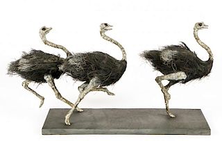 William Marshall Allen (20th c.) "Ostriches"