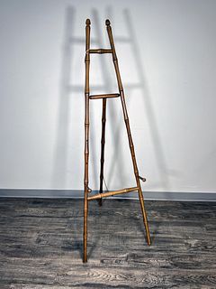 FAUX BAMBOO DISPLAY EASEL