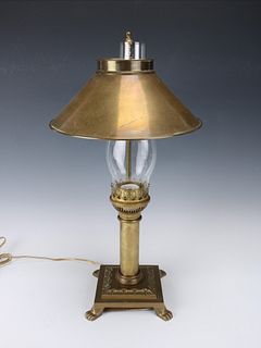 PARIS ORIENT EXPRESS ISTANBUL BRASS LAMP