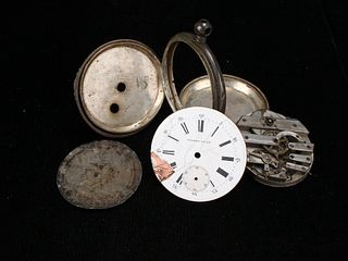 ANTIQUE PERRET LOCLE POCKET WATCH