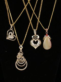 GOLD TONED NECKLACES JEWELRY 