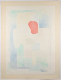 Robert Natkin Untitled Abstract Lithograph Signed 1986