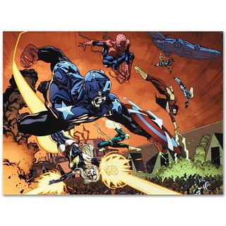 Marvel Comics "New Avengers #59" Numbered Limited Edition Giclee on Canvas by Stuart Immonen with COA.