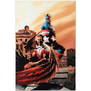 Marvel Comics "Captain America & The Falcon #5" Numbered Limited Edition Giclee on Canvas by Steve Epting with COA.