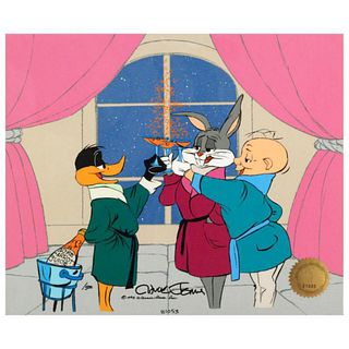 "Cheers!" by Chuck Jones (1912-2002). Limited Edition Animation Cel with Hand Painted Color, Numbered and Hand Signed with Certificate of Authenticity