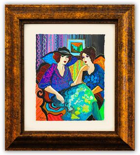 Patricia Govezensky- Original Watercolor "Iris and Ella"
