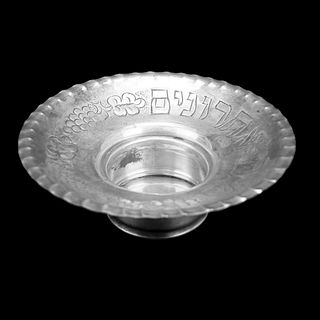 Vintage 800 Silver Footed Dish