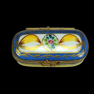 Vintage Limoges Porcelain Pill Box