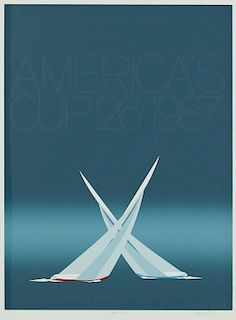 Keith Reynolds (20th c.) "America's Cup 26"