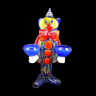 Vintage Murano Clown Figurine