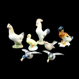 Seven Vintage Assorted Porcelain Figurines