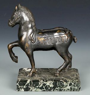 Figural Bronze Statue of a Horse