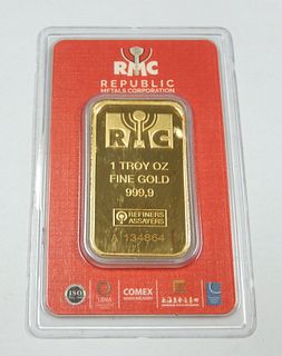 RMC Fine Gold 1 Troy Ounce Bar.
