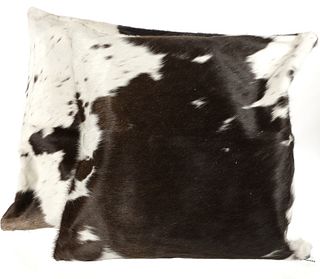 Natural Black & White Cowhide Premium Pillow Set