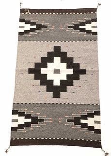 Two Grey Hills Toadlena Rug by Alicia Montano