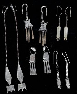 Southern Plains Nickel Silver Earring Collection