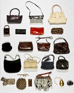 21pc Estate Handbag Collection