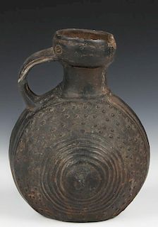 Pre Colombian Chimu Style Anthropomorphic Pot